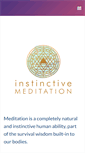 Mobile Screenshot of instinctivemeditation.com